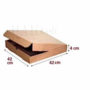 42 cm pizza kutusu, kraft ucuz pizza kutuları